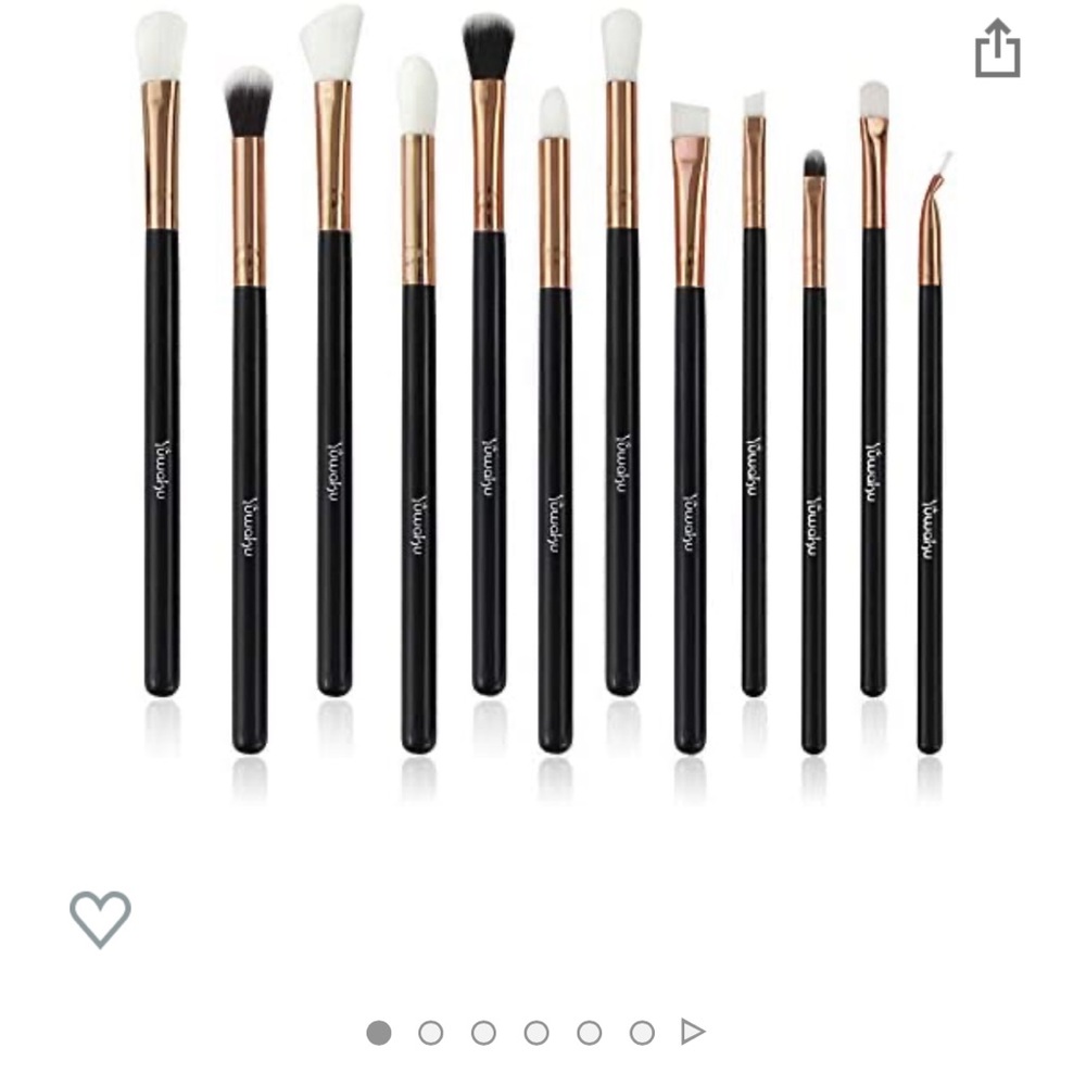 Yuwaku Eye Makeup Brushes Set - 12pcs Eyeshadow Brush Professional set